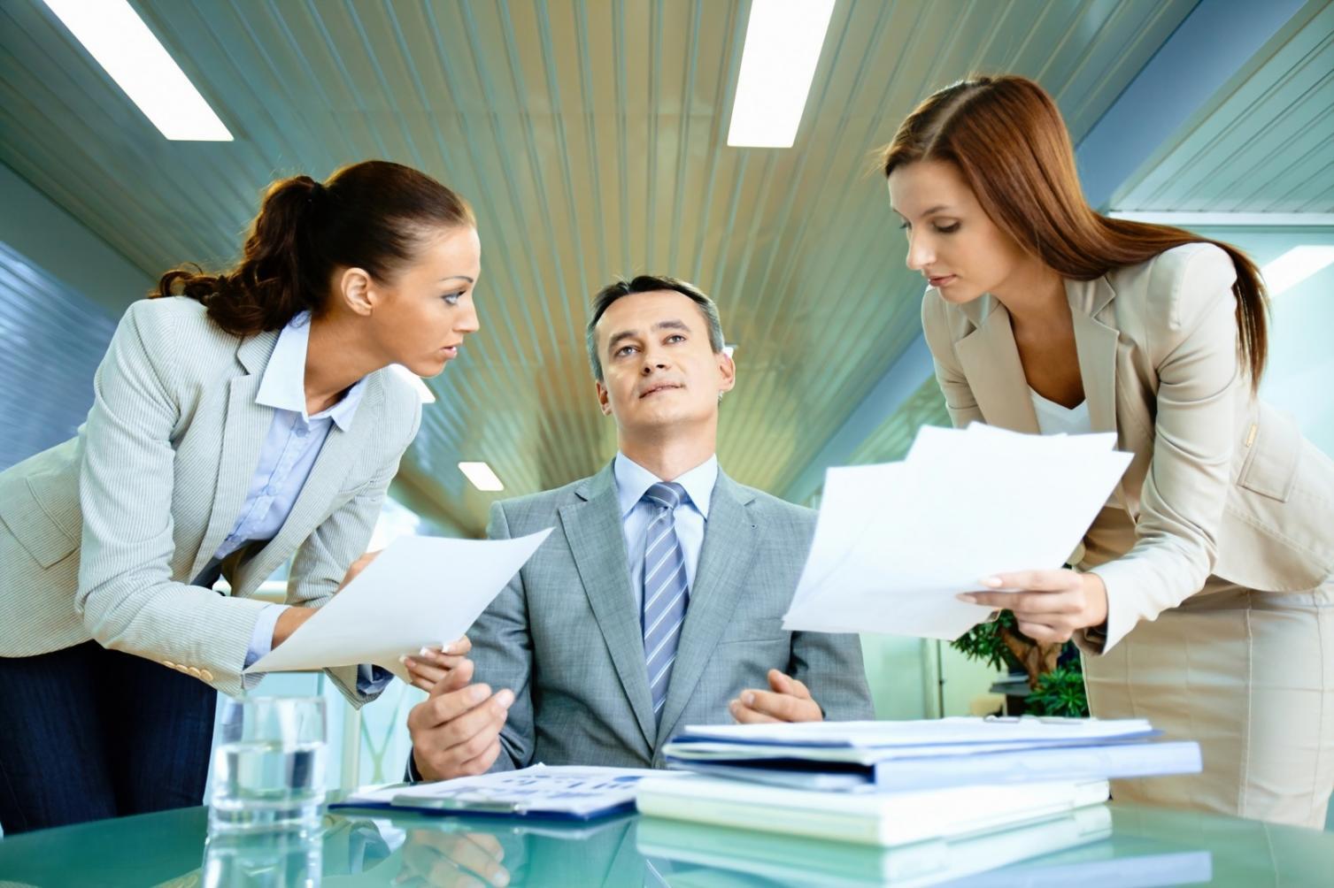 Спокойная рабочая обстановка